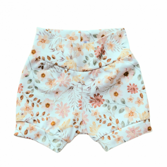 Kort Broekje - FLOWERS PEACH