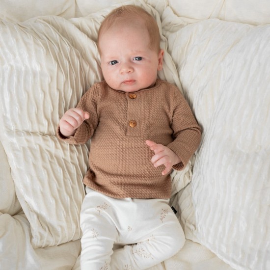 Button longsleeve cacao3