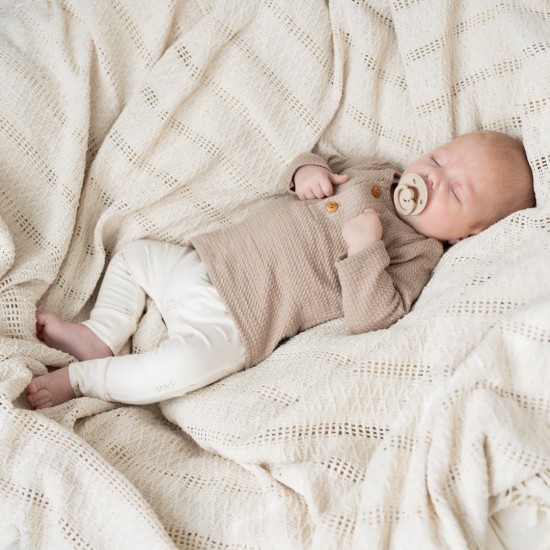 Button longsleeve taupe