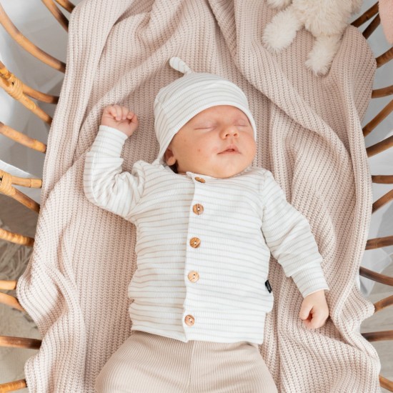 Vestje - STRIPES SAND