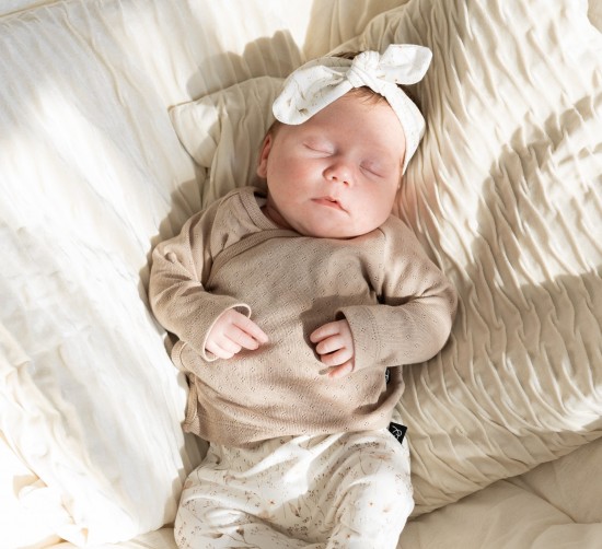 Overslagshirtje - AJOUR TAUPE