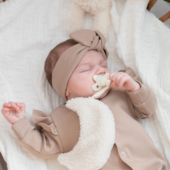 Haarbandje - RIB TAUPE