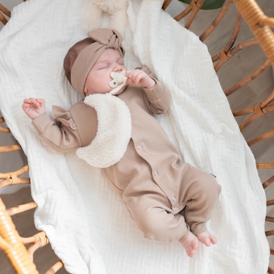 Ruffle Boxpakje - RIB TAUPE