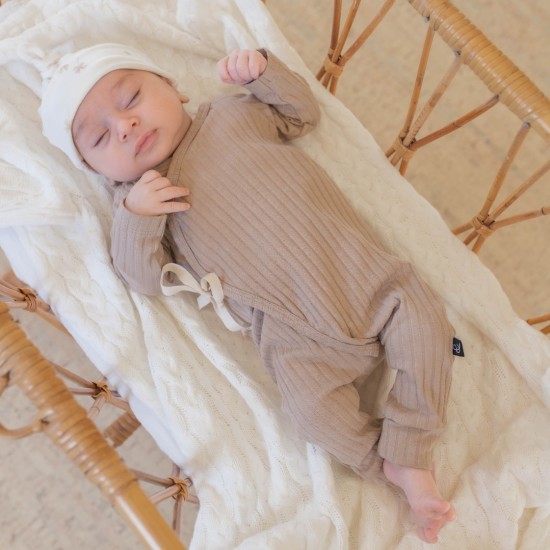 Boxpakje - BIG RIB TAUPE