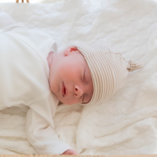 Mutsje - STRIPES BEIGE