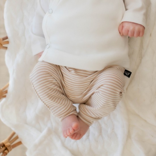 Broekje - STRIPES BEIGE