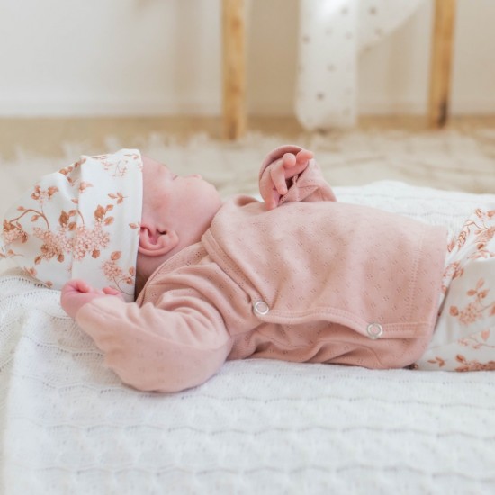 Overslagshirtje - AJOUR NUDE PINK