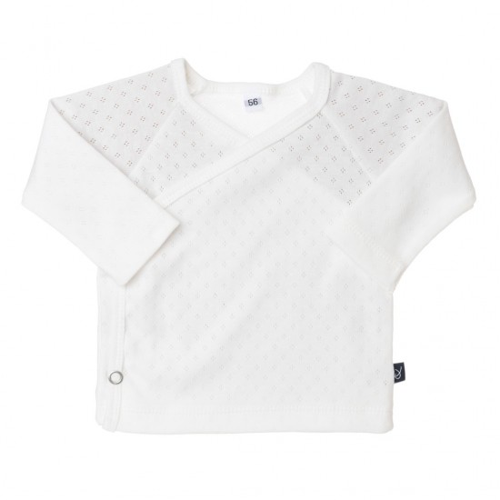 Overslagshirtje Ajour off-white