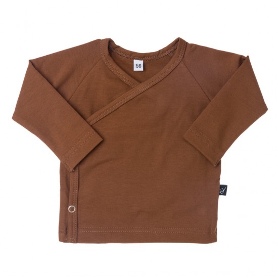 Overslagshirtje - DARK BROWN