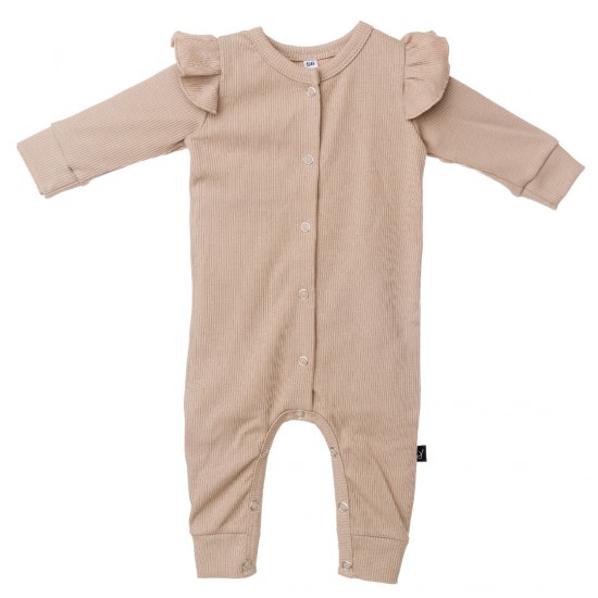 Ruffle Boxpakje - RIB TAUPE