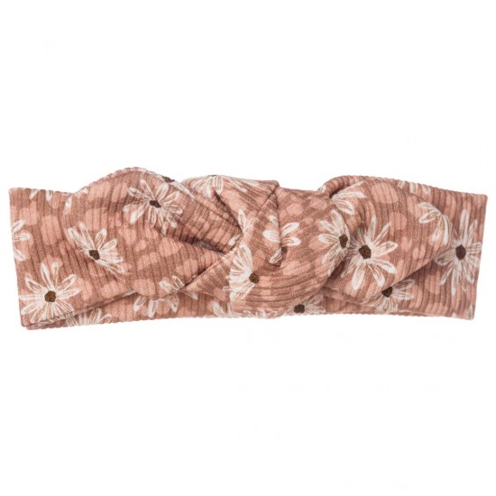 Haarbandje - RIB FLOWERS LEOPARD