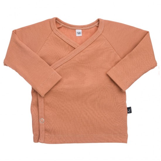 Overslagshirtje - RIB PEACH