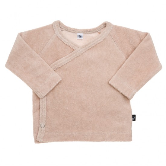 Overslagshirtje badstof beige