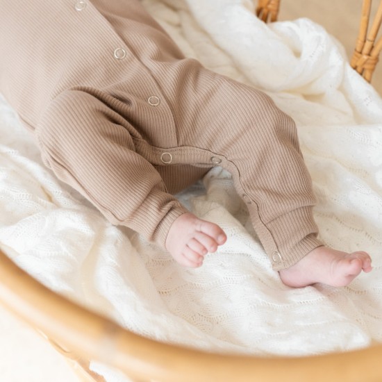 Ruffle Boxpakje - RIB TAUPE