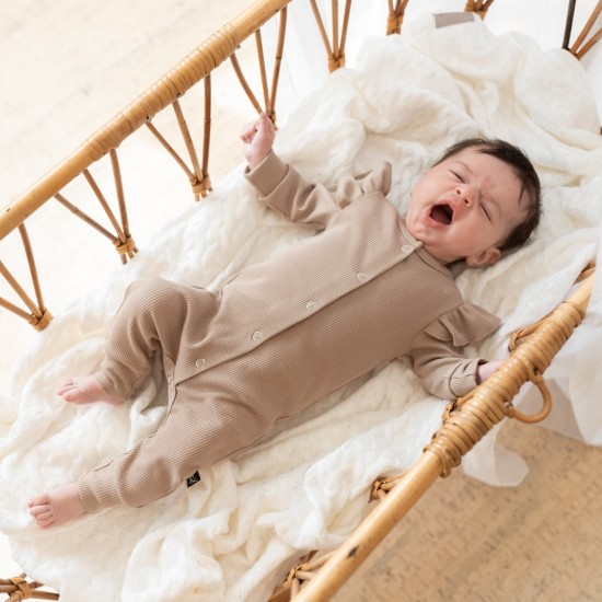 Ruffle Boxpakje - RIB TAUPE