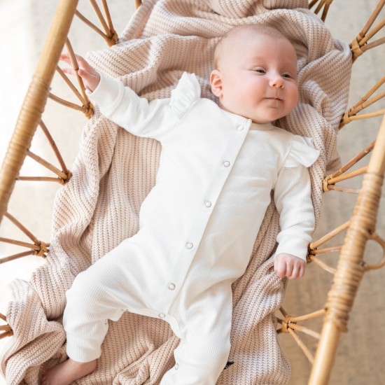 Ruffle Boxpakje - RIB OFF-WHITE